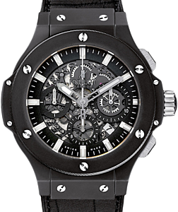 Hublot Big Bang Aero Bang 311.CI.1170.GR Skeleton Index Black Ceramic Case &amp; Leather 44mm BRAND NEW