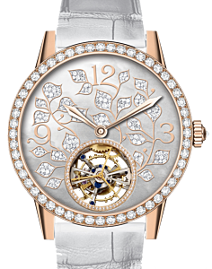 Jaeger-LeCoultre Calibre 978 Rendez-Vous Ivy Tourbillon 3412490 Florale Rose Gold Leather 39mm Automatic BRAND NEW