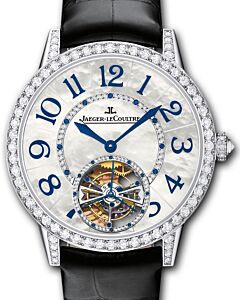 Jaeger-LeCoultre Calibre 978 Rendez-Vous Tourbillon 3413408 Gem-set White Gold Leather 39mm Automatic BRAND NEW