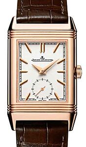 Jaeger-LeCoultre Calibre 854A/2 Reverso Tribute Duoface 3902420 Silver / Slate Rose Gold Leather 42.9 x 25.5mm Manual-Winding BRAND NEW