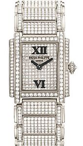 Patek PhilippeTwenty~4 Ladies White Gold Diamond Pave 4909/50G-001 - BRAND NEW