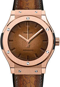 Hublot Classic Fusion 511.OX.0500.VR.BER16 Brown Index Rose Gold &amp; Leather 45mm BRAND NEW