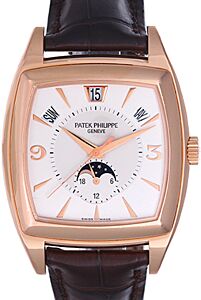 Patek Philippe Gondolo Calendario Annual Calendar Rose Gold Silver Dial 5135R-001 - BRAND NEW