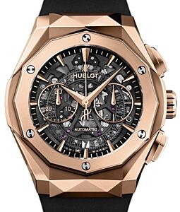Hublot Classic Fusion Aerofusion Chronograph Orlinski King Gold 525.OX.0180.RX.ORL18 Skeleton Index King Gold Rubber 45mm - BRAND NEW