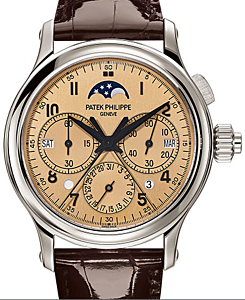 Patek Philippe Grand Complications Split-Seconds Chronograph Perpetual Calendar Platinum Pink Dial 5372P-010 - BRAND NEW