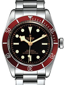 Tudor Heritage Black Bay 79230R Black Index Stainless Steel &amp; Burgundy Bezel 41mm BRAND NEW