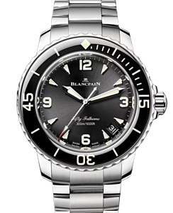 Blancpain Fifty Fathoms Automatique Steel 42.30mm Sunburst Black Dial 5010 1130 71S - BRAND NEW