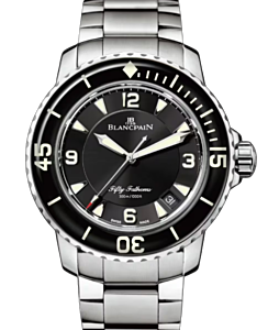 Blancpain Fifty Fathoms Automatique Steel 45mm  Black Dial 5015 1130 71S - BRAND NEW