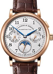 A Lange Sohne 1815 Annual Calendar Pink Rose Gold 40mm Argente Silver Dial 238.032 E - BRAND NEW
