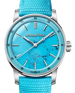 Audemars Piguet Code 11.59 Selfwinding White Gold Turquoise Stone Dial 77410BC.OO.A351KB.01 - BRAND NEW