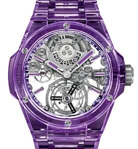 Big Bang Integrated Tourbillon Full Purple Sapphire 43mm 455.JM.0120.JM - BRAND NEW
