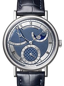 Breguet Classique Phase de Lune 7137 White Gold 39mm/Leather Bleu Sky Dial 7137BB/Y5/9VU