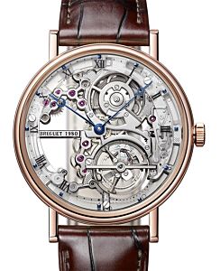 Breguet Classique Tourbillon Extra-Plat Squelette 5395 Rose Gold 41mm 5395BR/1S/9WU