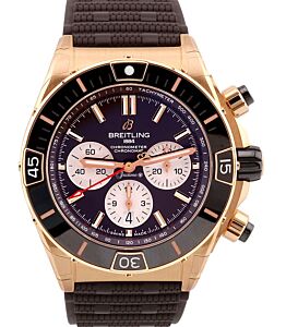 Breitling Chronomat B01 44 Red Gold Brown Dial RB0136E31Q1S1