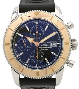 Breitling Superocean Heritage U13320 Chronograph 46mm Rose Gold Steel Black Automatic - PRE-OWNED