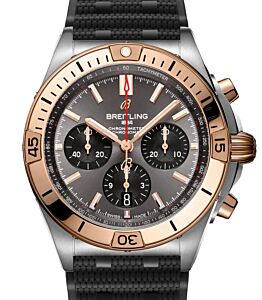 Breitling Chronomat B01 42 Steel/Red Gold Black Dial UB0134101B1S1