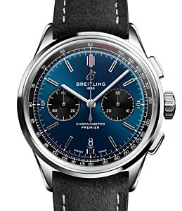Breitling Premier B01 Chronograph 42 Stainless Steel Blue Dial AB0118221C1X3 - BRAND NEW