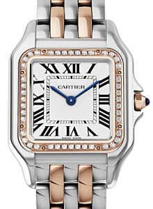 Panthere de Cartier Medium Quartz Steel/Rose Gold Diamonds W3PN0007