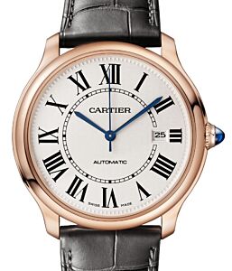 Cartier Ronde Louis Cartier Rose Gold 40mm Sandblasted Beige Dial WGRN0011