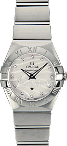 Omega 123.10.24.60.55.003 Constellation Quartz 24mm Steel BRAND NEW