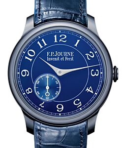 F.P.Journe Classique Chronometre Bleu Ref. CB Tantalum 39mm Leather Strap