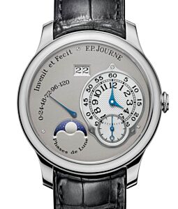 F.P.Journe Octa Lune Platinum 40mm Silver Dial Leather Strap - BRAND NEW