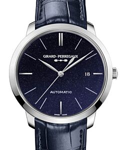 Girard Perregaux 1966 Orion Steel 40mm Blue Aventurine Dial 49555-11-435-BB4A