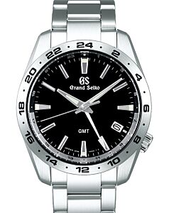 Grand Seiko Sport Quartz GMT Steel Black Dial SBGN027 - BRAND NEW