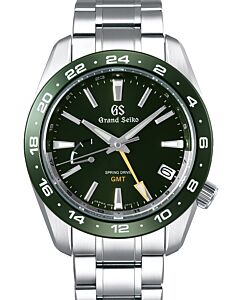 Grand Seiko Sport Spring Drive GMT Steel/Ceramic Green Dial SBGE257 - BRAND NEW