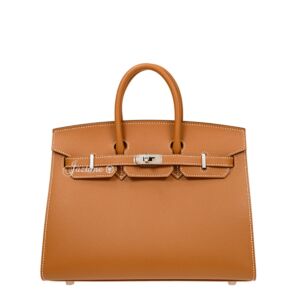 Hermes Birkin 25 Epsom Gold Palladium Hardware - BRAND NEW