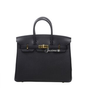 Hermes Birkin 25 Togo Black Gold Hardware - BRAND NEW