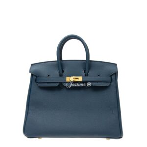 Hermes Birkin 25 Togo Blue De Prusse Gold Hardware - BRAND NEW