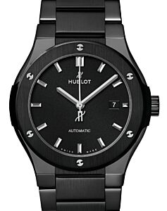 Hublot Classic Fusion 3-Hands Black Magic Bracelet Ceramic 42mm 548.CM.1170.CM - BRAND NEW
