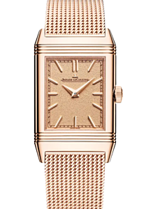 Jaeger-LeCoultre Reverso Tribute Monoface Manual Pink Gold Mesh Bracelet Q716216J