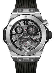 Hublot Big Bang Tourbillon Chronograph Cathedral Minute Repeater Polished Titanium 45mm  404.NS.0110.RX