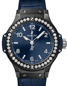 Hublot Big Bang Ceramic Blue Diamonds 38 mm 361.CM.7170.LR.1204 - BRAND NEW 