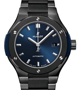Hublot Classic Fusion 3-Hands Ceramic Blue Bracelet 33mm 585.CM.7170.CM - BRAND NEW