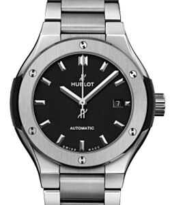 Hublot Classic Fusion 3-Hands Titanium Bracelet 33mm 585.NX.1170.NX - BRAND NEW