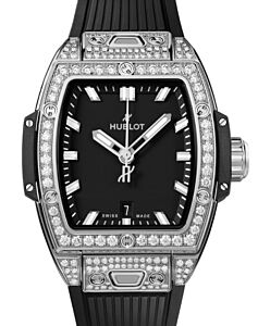 Hublot Shaped Spirit of Big Bang 3-Hands Steel Pave 32mm 682.SX.1170.RX.1604