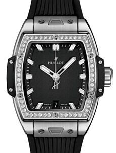 Hublot Shaped Spirit of Big Bang 3-Hands Titanium Diamonds 39mm 662.NX.1170.RX.1204