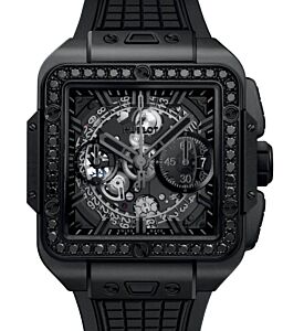 Hublot Square Bang Unico All Black Diamonds 821.CX.0140.RX.1200