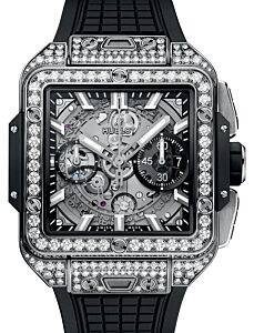 Hublot Square Bang Unico Titanium Pave 42mm 821.NX.0170.RX.1604