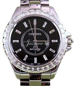 Chanel J12 H3155 Gray Titanium Ceramic Diamond 41mm Automatic - BRAND NEW
