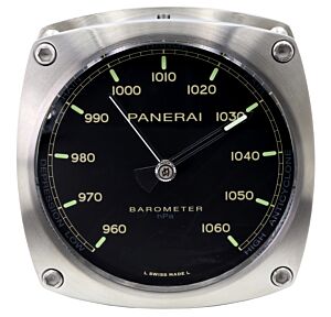 Panerai PAM 582 Barometer Stainless Steel Wall Clock BRAND NEW
