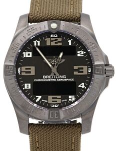 Breitling Aerospace Evo Night Mission Black Arabic Titanium Quartz Men's V7936310-BD60BRFD