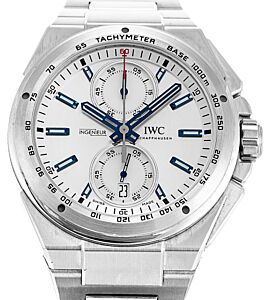 IWC Schaffhausen IW378510 Ingenieur Chronograph Racer Silver Plated Index Stainless Steel 45mm Automatic