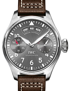 IWC Big Pilot's Watch Annual Calendar Spitfire Ardoise Steel Grey Dial IW502702