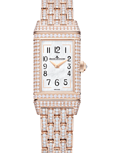 Jaeger-LeCoultre Reverso One 'HIBISCUS SYRIACUS' Manual Pink Gold Leather Strap Q3292324