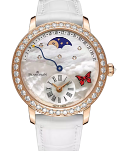 Blancpain Ladybird Quantième Rétrograde Red Gold 36mm Mother of Pearl Dial 3653A 2954 58CB - BRAND NEW