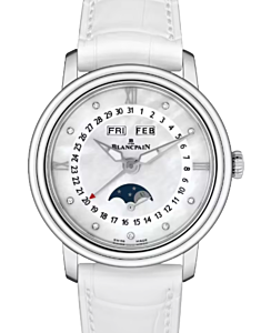 Blancpain Ladybird Quantième Complet Steel 34.8mm Mother of Pearl Dial 3663 1154 55B - BRAND NEW